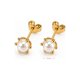 thumbnail image 1 of Aros Perla Cultivada Pistilo 5mm N3 Oro 18k 2.2gr Mujer Dorado, 1 of 4