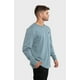 thumbnail image 2 of Polera Orgánica Manga Larga Vertical Logo Azul Petroleo Hombre Falcone, 2 of 3