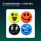 thumbnail image 2 of Amortiguadores de Vibración para Raqueta de Tenis Tannius - Pack de 4 con Diseños Emoji, 2 of 6