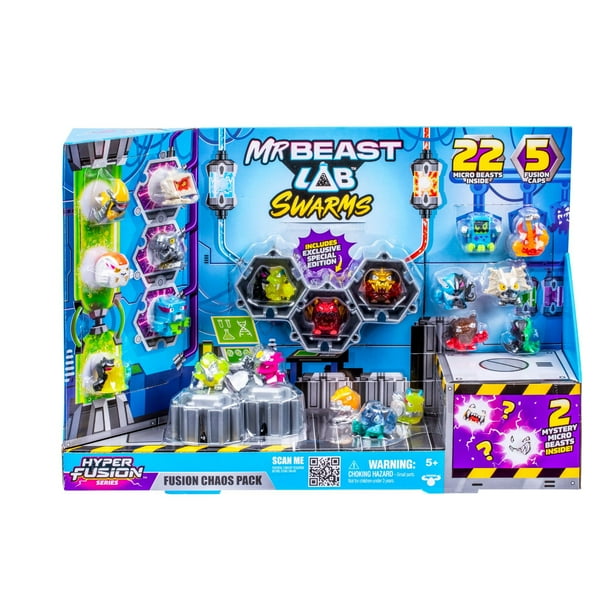 Figura de Acción Mr Beast Lab Swarms Pack Caos Fusion S3 | Lider