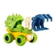 thumbnail image 4 of presione el juguete educativo del camión del dinosaurio, camión de la construcción del vehículo de la ingeniería para los niños pequeños Verde, 4 of 5