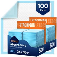 Almohadillas Desechables Stack Man Chucks, Paquete De 100 Unidades, 90 X 90 Cm