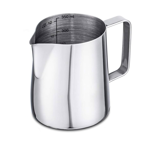 Genérico - Jarra De Espuma De Leche De Acero Inoxidable 12Oz/350Ml Gris