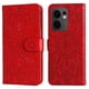 thumbnail image 1 of Funda tipo cartera FOXDOCK para OPPO Reno 13F , diseño girasol en relieve, cuero PU, cierre magnético, soporte y tarjetero, 1 of 5