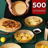 Line - Kit De 500 Unidades Forros Desechables Antiadherentes Papel Para Freidora De Aire