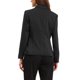 thumbnail image 3 of INSPIRE CHIC Blazer a Rayas para Mujer con Solapa de Muesca, Un Botón, Manga Larga, Chaqueta de Traje para Oficina, Talla XL, Negro, 3 of 6