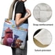 thumbnail image 3 of The Cuddlies Bolso de tela con estampado de lienzo para mujer, bolsa de compras reutilizable y estética, con cremallera interior, regalo para mujer, 35 × 40 cm., 3 of 6