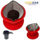 thumbnail image 2 of Cafetera de goteo GoldTone plegable de silicona portátil, 2 of 7