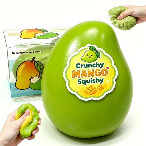 Juguete Antiestrés NNRNYUF Mango Squishy ASMR