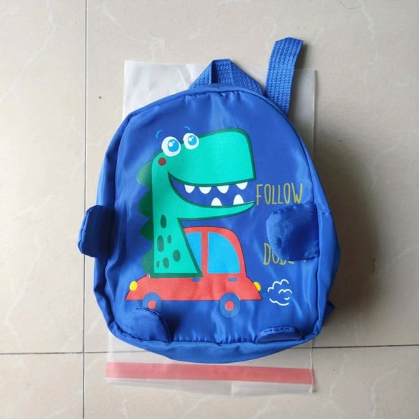 1pc Pre-school Knapsack Strap Traction Cute Cartoon Children's Schoolbag Animal Schoolbag, Suitable For 2-5 Years Old Boys And Girls Schoolbag