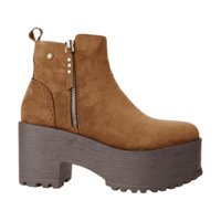 Botines New Walk Mujer Camel 1066-1-Ca - Talla 37