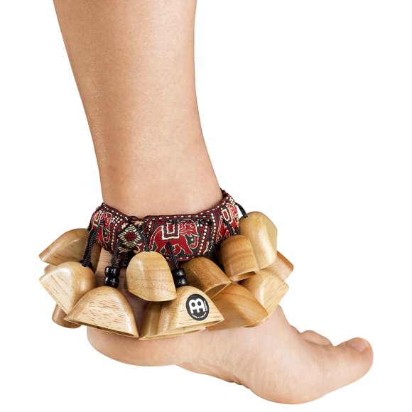 Sonajero de Pie Meinl Percussion FR1NT con Correa de Madera