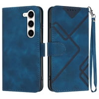 Funda Foxdock Para Samsung Galaxy S23 – Tipo Libro Con Soporte, Billetera, Correa Y Diseño Elegante
