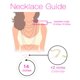 thumbnail image 3 of Collar tipo gargantilla MIDDLUX con conchas, 43 cm, blanco, con cuentas, 3 of 7