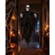thumbnail image 3 of Decoración Calavera Colgante de Halloween con Capa Rasgada, 3 of 6