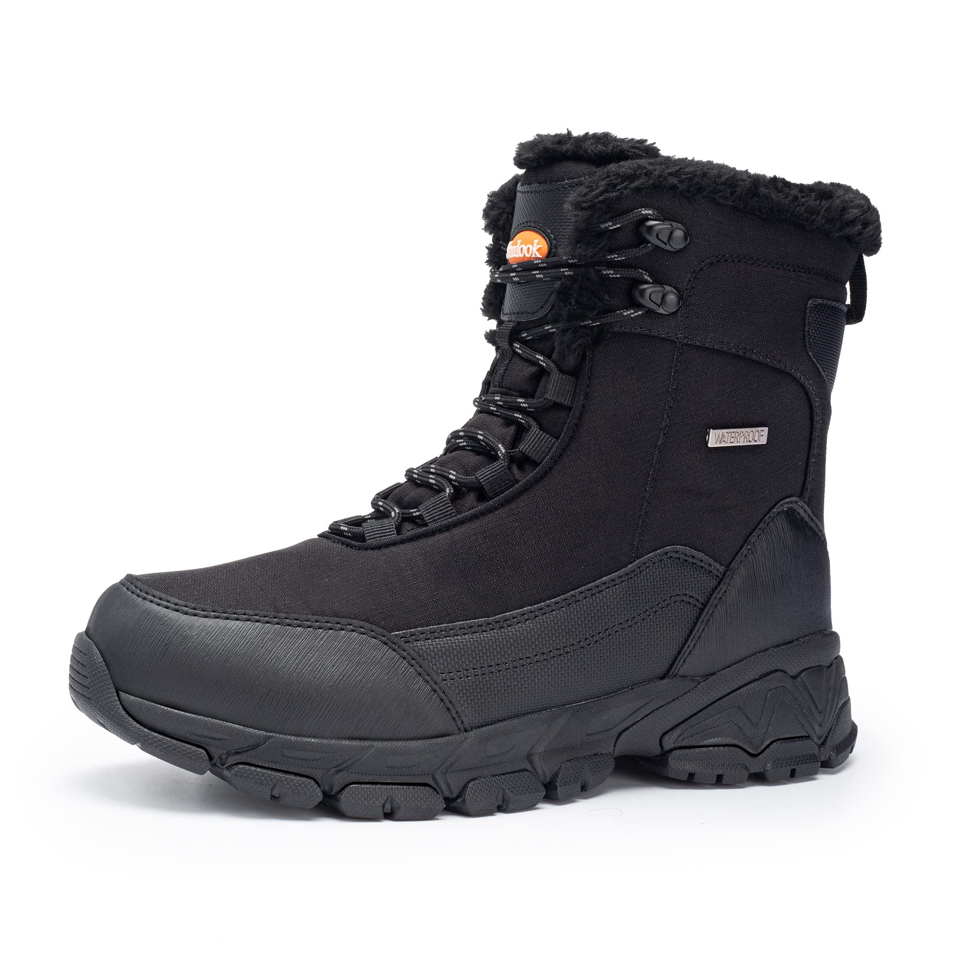 Botas De Nieve Shulook Impermeables Con Forro De Piel Cálida Para Hombre