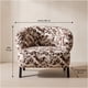 thumbnail image 3 of Sillón Amelie Individual Jacquard Botánico Patas De Madera Marrón Floreado, 3 of 8