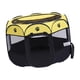 thumbnail image 1 of Corral Plegable De Tela Oxford Para Mascotas, Malla Con Cremallera Para Conejo, Gatito, Gato, Amarillo Y Negro, 1 of 5
