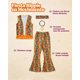 thumbnail image 4 of Disfraz Infantil Hippie Retro, 4 of 6