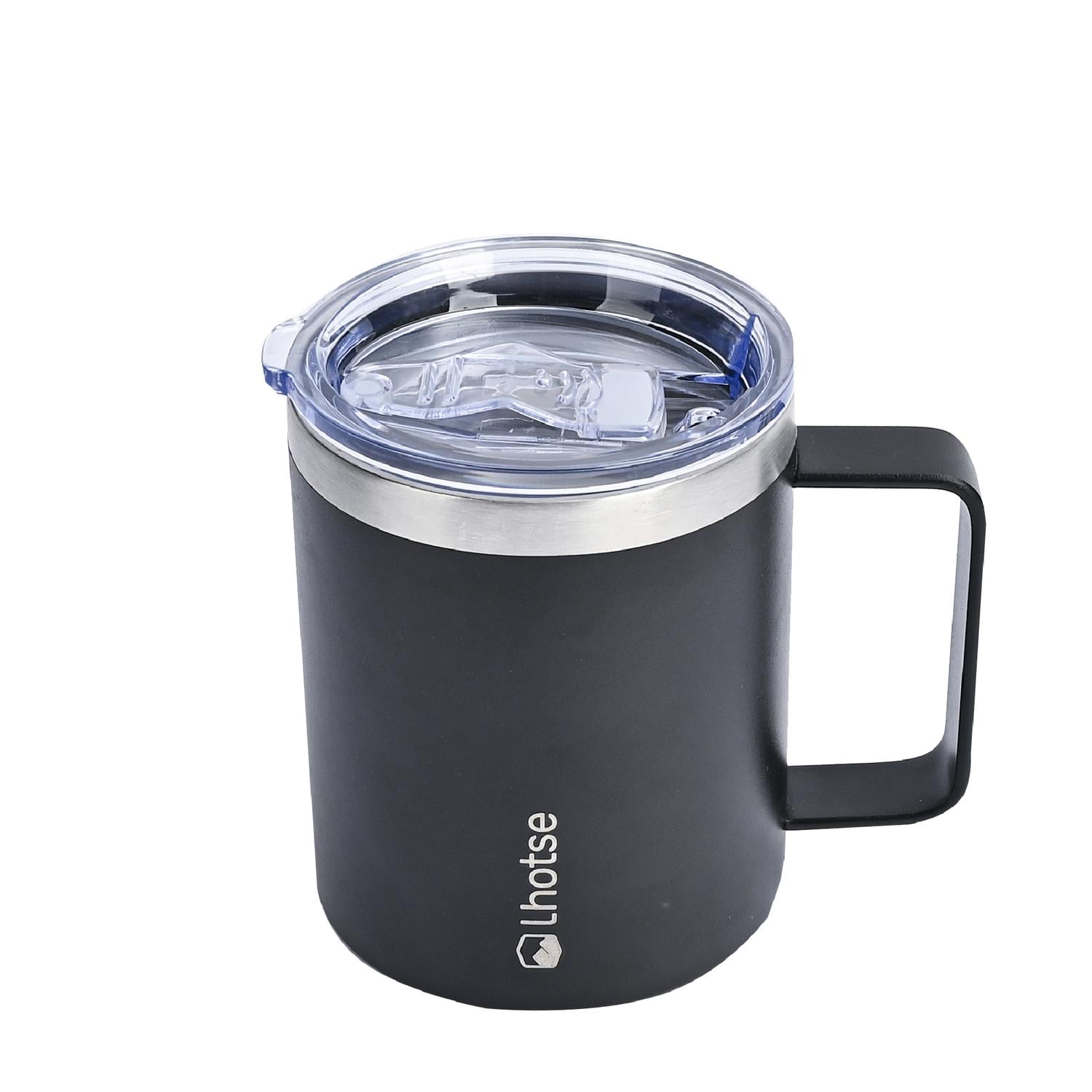 Lhotse - Taza Térmica Insulada Camping 350ml Negro