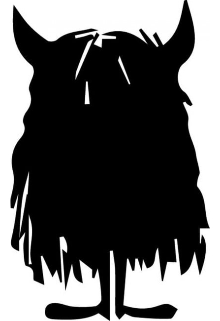 Rienda Libre Graphics - Decomural Hairy Monster Halloween Ws-32542