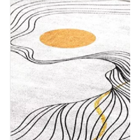 Genérico - Alfombra Peluda Antideslizante 200X120 Cm