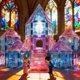 thumbnail image 2 of Diamond Magnetic Building Blocks for Kids Princess Castle, 2 of 3