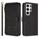 thumbnail image 2 of Funda Cartera Mariposa para [Samsung Galaxy S24 Ultra] con Soporte y Cremallera Negro, 2 of 6