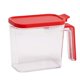 thumbnail image 2 of Multiuso Sal Condimento Tarro Titular Organizador Botes Macetas Para Cocina Rojo, 2 of 3