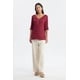 thumbnail image 4 of Polera Mujer Media Pata Con Cierre Rojo, 4 of 4