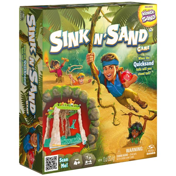 Juego de mesa Spin Master Games Sink N' Sand con arena cinética