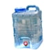 thumbnail image 4 of Contenedor de agua Cubo de agua para exteriores de 28 L con grifo, bidón de agua portátil Portador de almacenamiento de agua para pesca Supervivencia, 4 of 5