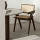 thumbnail image 2 of Silla de Comedor Chandigarh Madera y Ratán Natural Marrón, 2 of 8