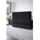 thumbnail image 3 of Respaldo Cama 2 Plaza Elegante Moderno En Felpa Premium Color Negro, 3 of 3