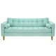 thumbnail image 1 of Sofa Retro 3cg Felpa 04 Verde Agua, 1 of 6