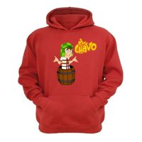 Genérico - Polerón Canguro El Chavo Del 8 Rojo Talla S Unisex