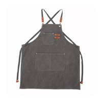 Importclick - Pechera Delantal Multiuso 68X78 Cm Color Gris