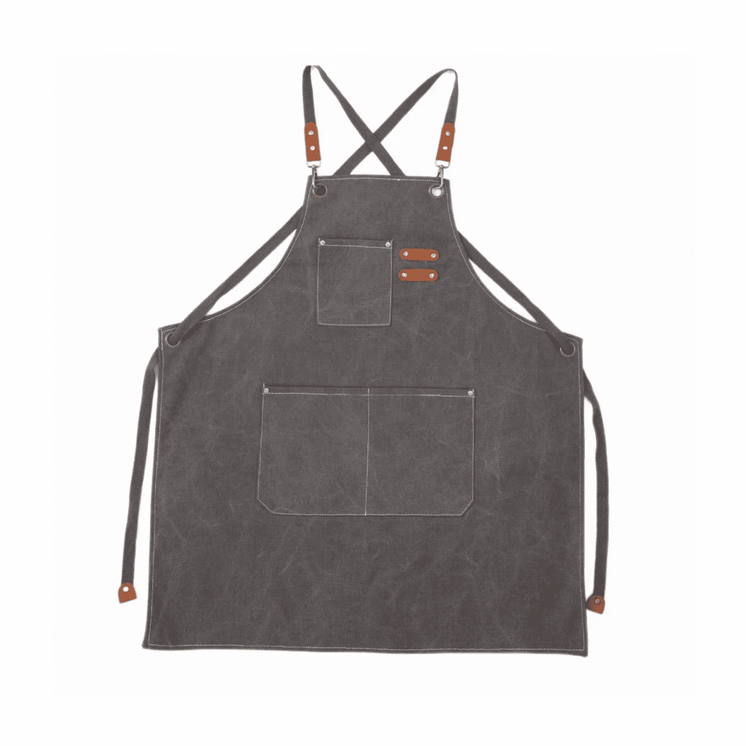 Importclick - Pechera Delantal Multiuso 68x78 Cm Color Gris