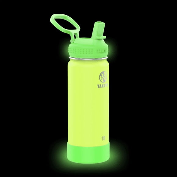 BOTELLA TAKEYA 530ML BOMBILLA GLOW GREEN