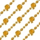 thumbnail image 1 of Collares Blinkee con cuentas doradas para casco de fútbol, paquete de 12, 1 of 1