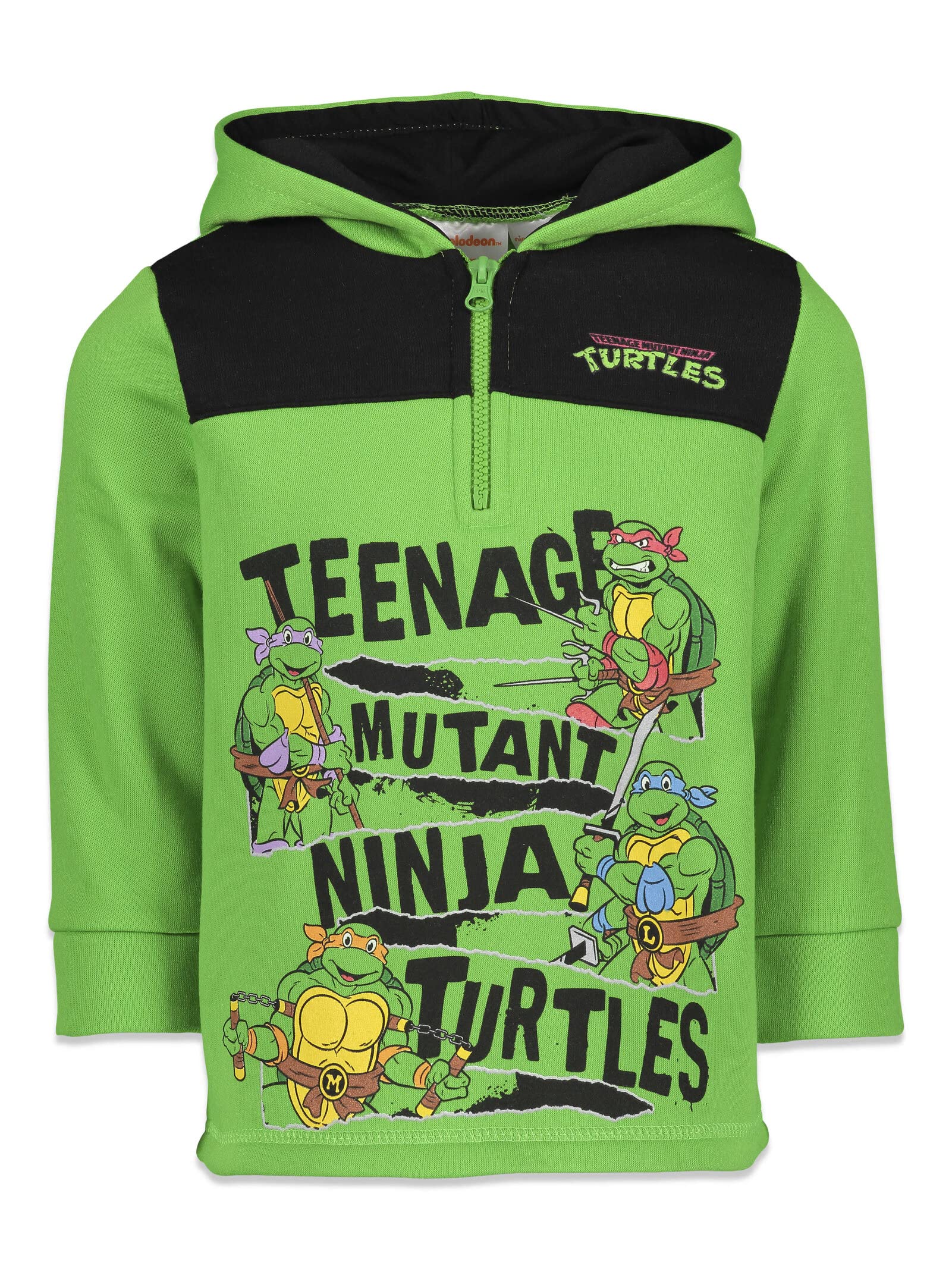Sudadera Con Capucha Teenage Mutant Ninja Turtles Leonardo Donatello Raphael Para Niños Verde 18-20