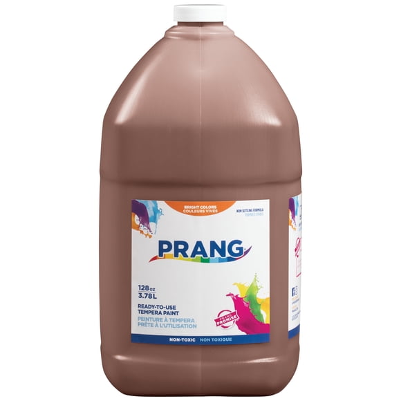 Tempera Prang, color marrón, listo para usar, 3,78 litros (1 galón), 1 unidad
