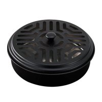 Bothyi - Soporte De Bobina De Acero Inoxidable, Ligero, Reutilizable, Para Patio, Piscina, Terraza Lateral, Negro