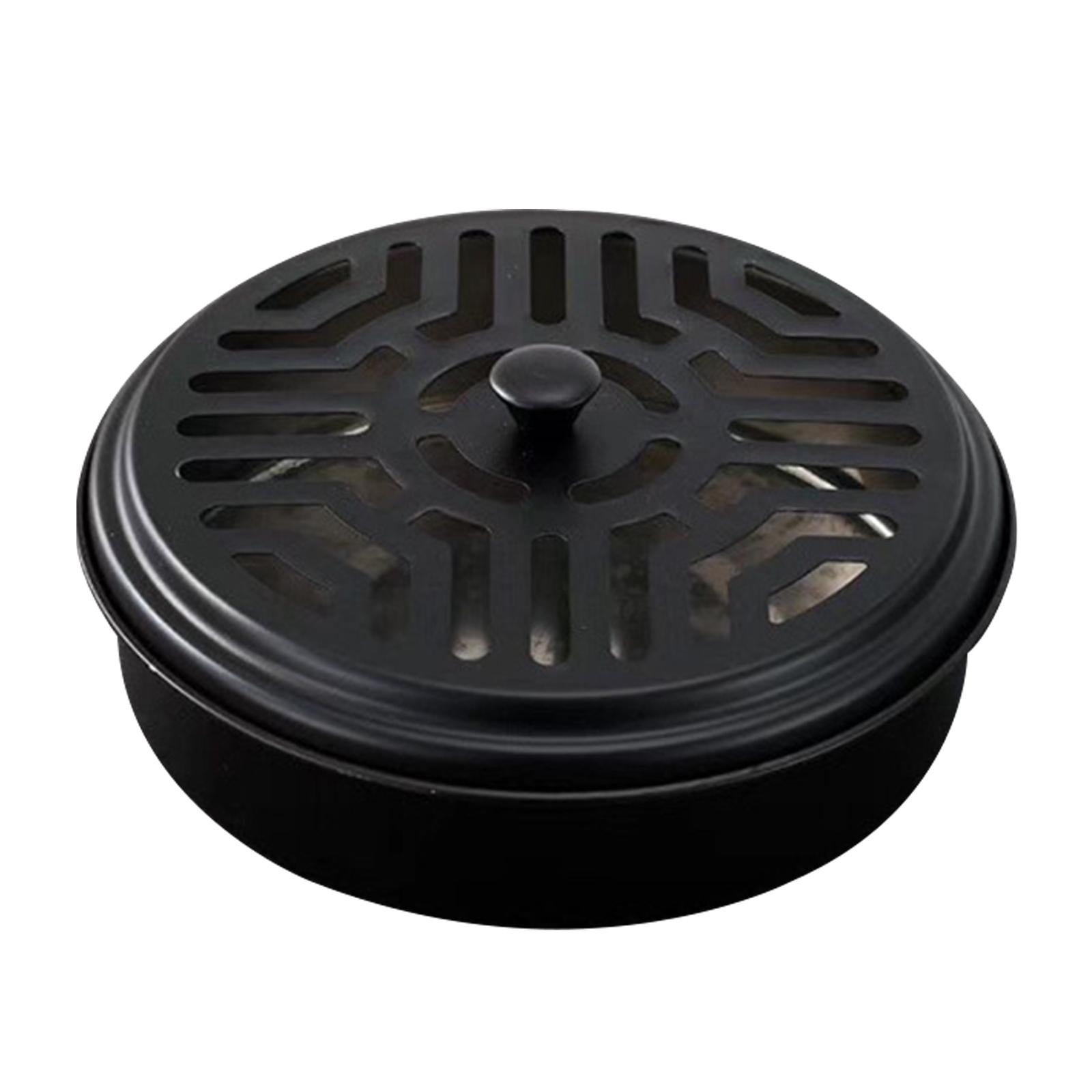 Bothyi - Soporte De Bobina De Acero Inoxidable, Ligero, Reutilizable, Para Patio, Piscina, Terraza Lateral, Negro