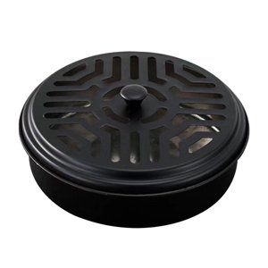 Bothyi - Soporte De Bobina De Acero Inoxidable, Ligero, Reutilizable, Para Patio, Piscina, Terraza Lateral, Negro