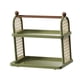 thumbnail image 1 of Soporte Para Taza De Café, Regalo, Organizador De Barra De Café Para Restaurante, Gabinete, Fiesta De Té, Verde, 2 Capas, 1 of 5