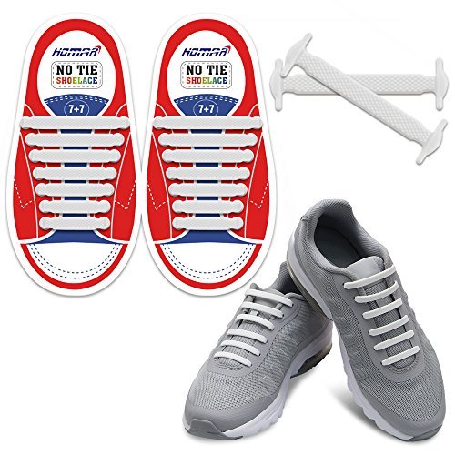 Cordones HOMAR elásticos de silicona sin agujetas para niños y adultos