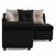 thumbnail image 4 of SOFA SECCIONAL BALI FELPA NEGRO, 4 of 4
