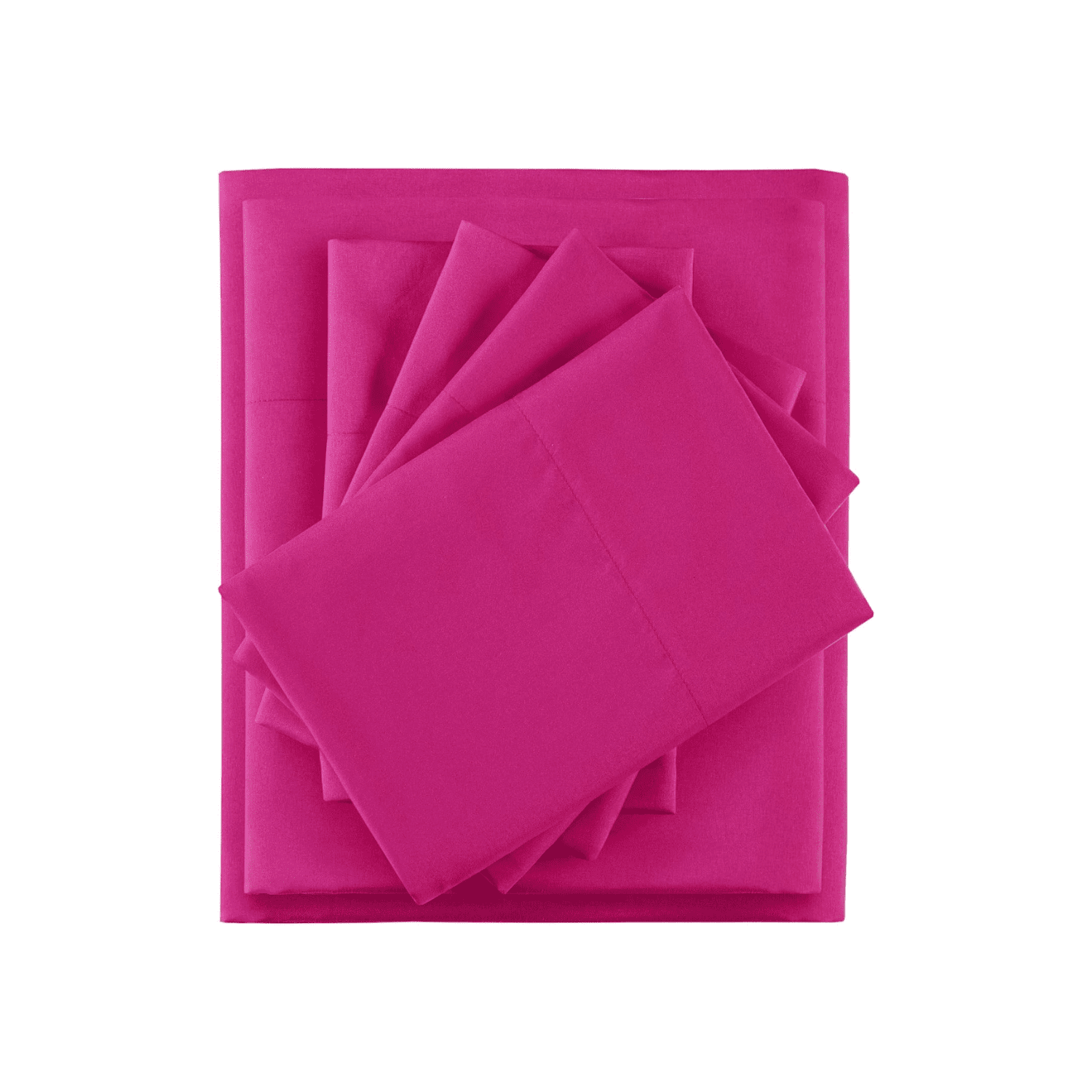 Importclick - Juego Sábanas Poliéster Polar + 2 Fundas 2 Pl Fucsia