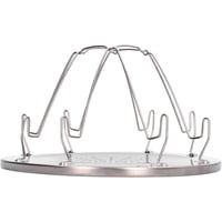 Xinqihang - Estufa De Campamento Plegable Tostadora De Acero Inoxidable, Soporte Para Tostadora De 4 Rebanadas, Soporte Para Tostadora De Pan, Estantería Para Tostadora De Olla, Barbacoa, Fiesta, Exterior, Sender